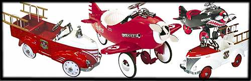 Great Range of metal pedal cars for sale