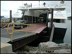 Click for a larger Image  - Rolls Royce boards Sealink Ferry 